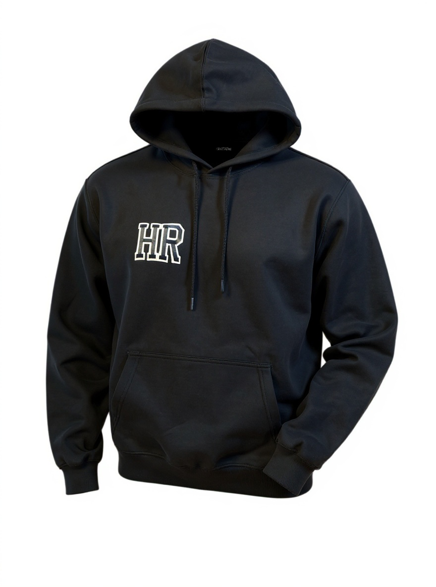 “HR” Patch Pull-Over Hoodie