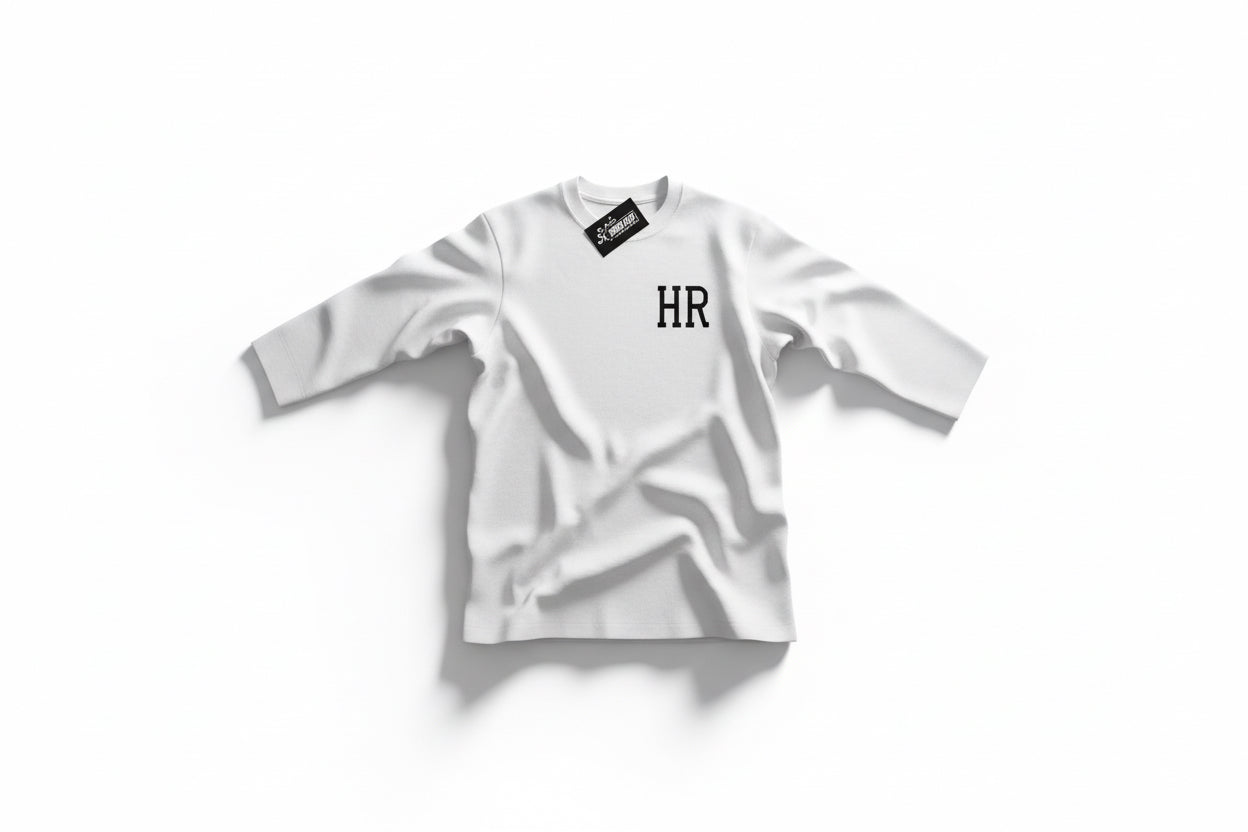 HR White Long Sleeve T-Shirt