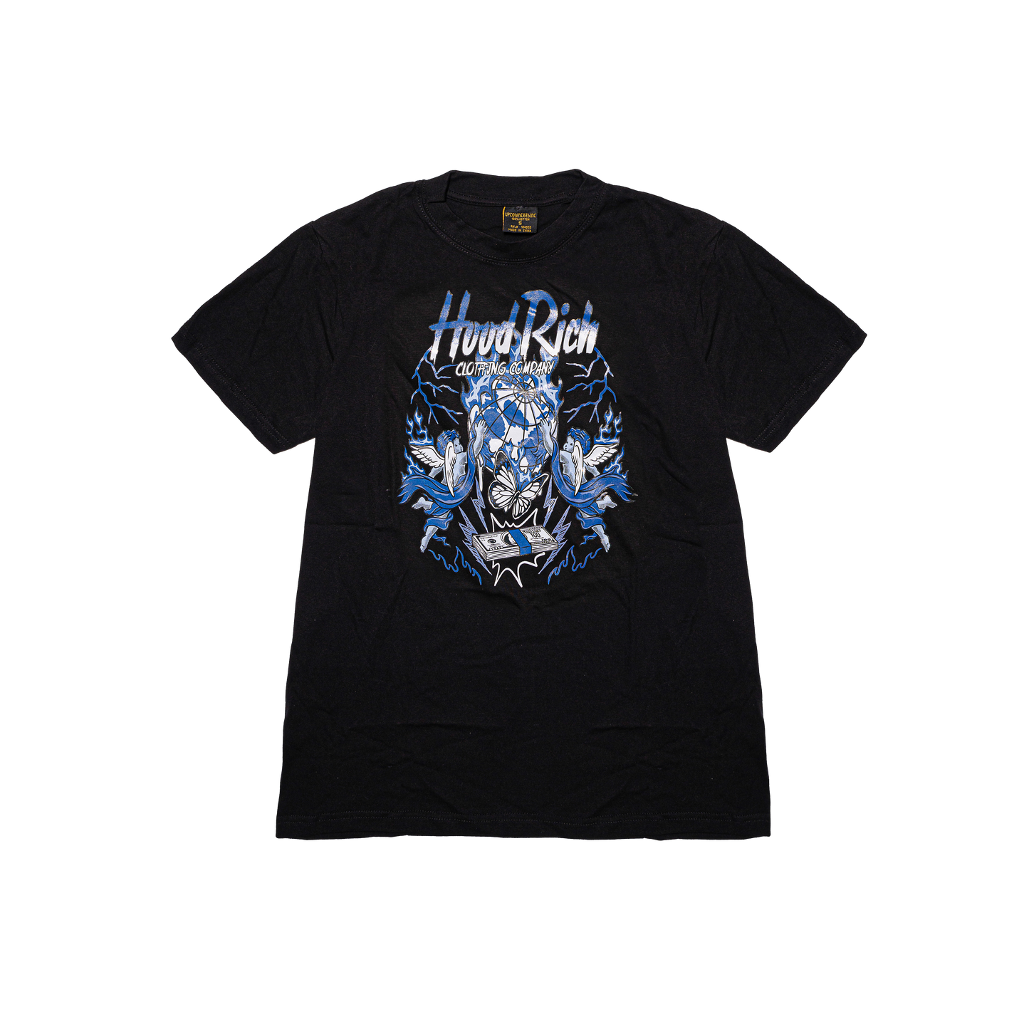 Black/Blue Dark Blessed N Rich T-Shirt