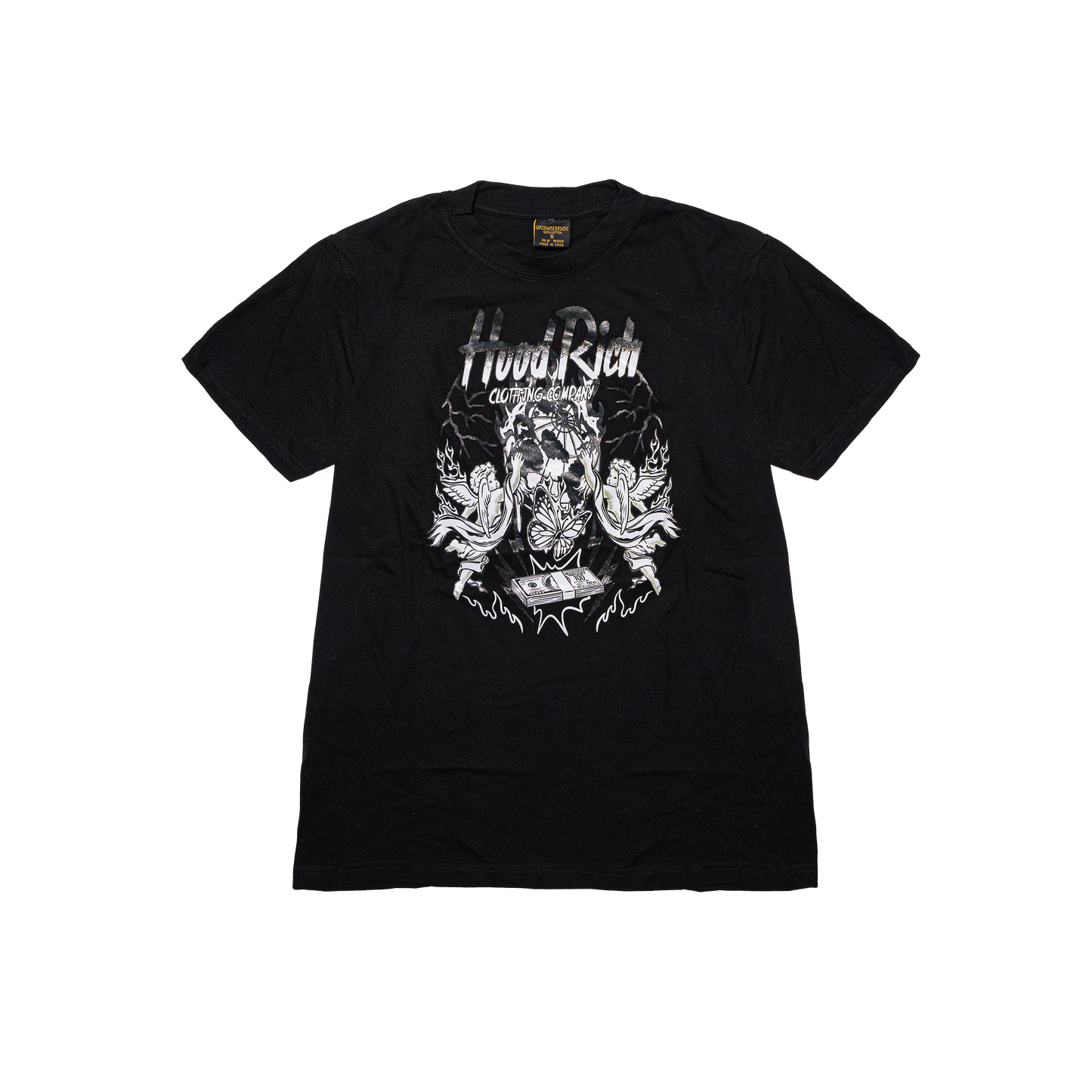 Black/White Dark Blessed N Rich T-Shirt