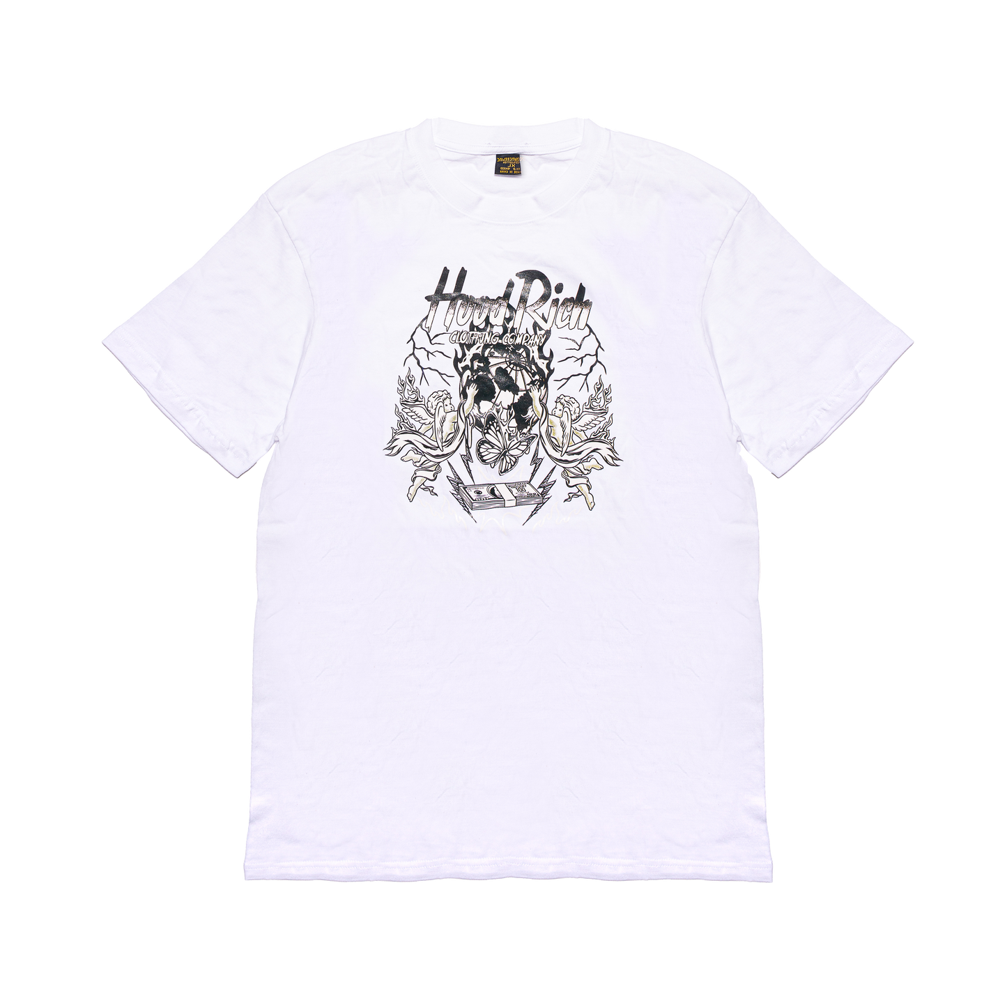 White/Black Light Blessed N Rich T-Shirt