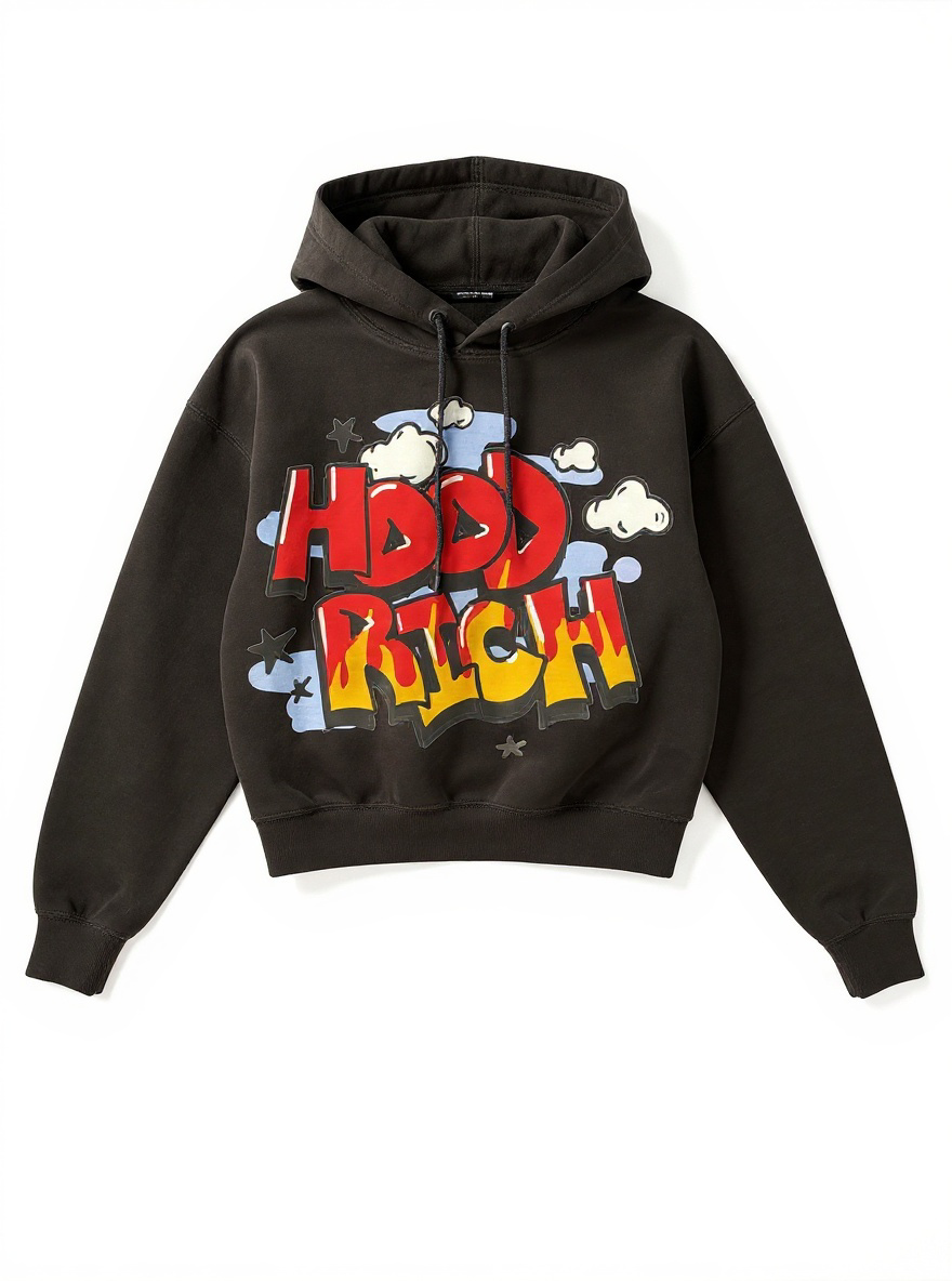 “Trapoholic” Pull-Over Hoodie