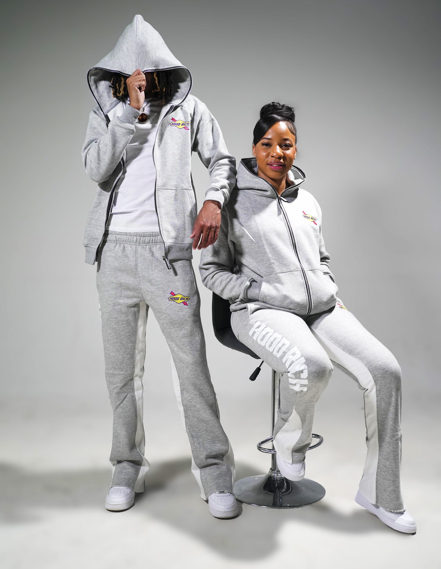 Grey Gas Station Flare Sets