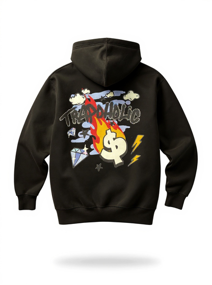 “Trapoholic” Pull-Over Hoodie