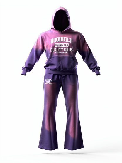 Purple “Quality Goods” Stacked Set