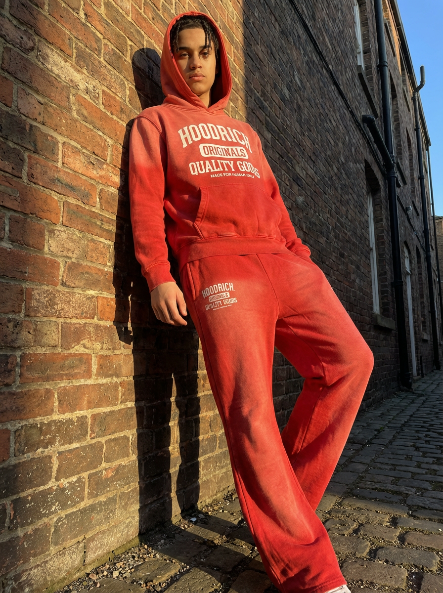 Red “Quality Goods” Stacked Set