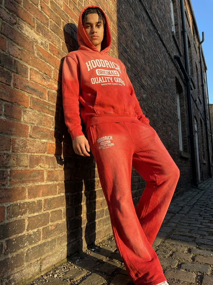 Red “Quality Goods” Stacked Set