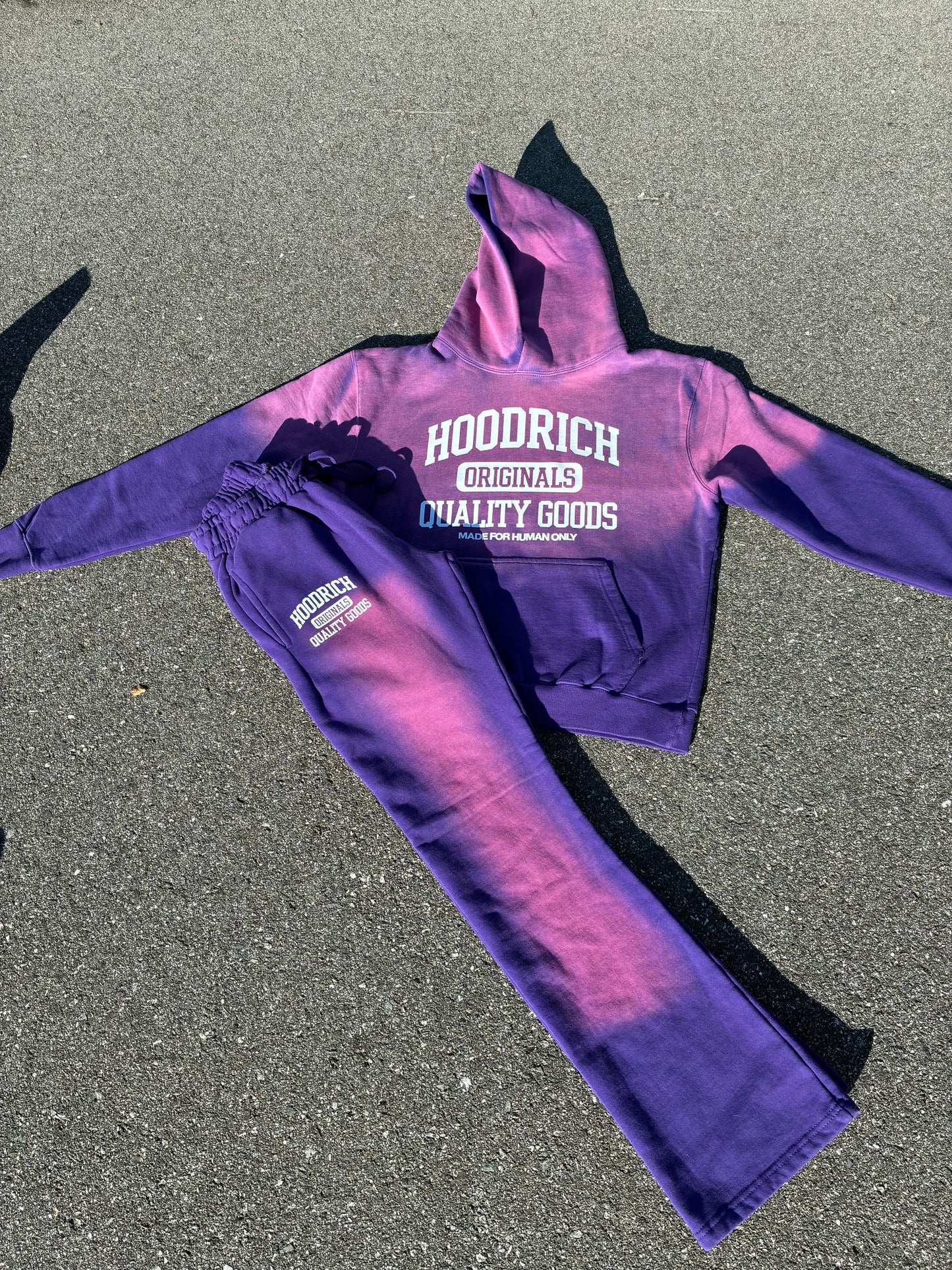 Purple “Quality Goods” Stacked Set