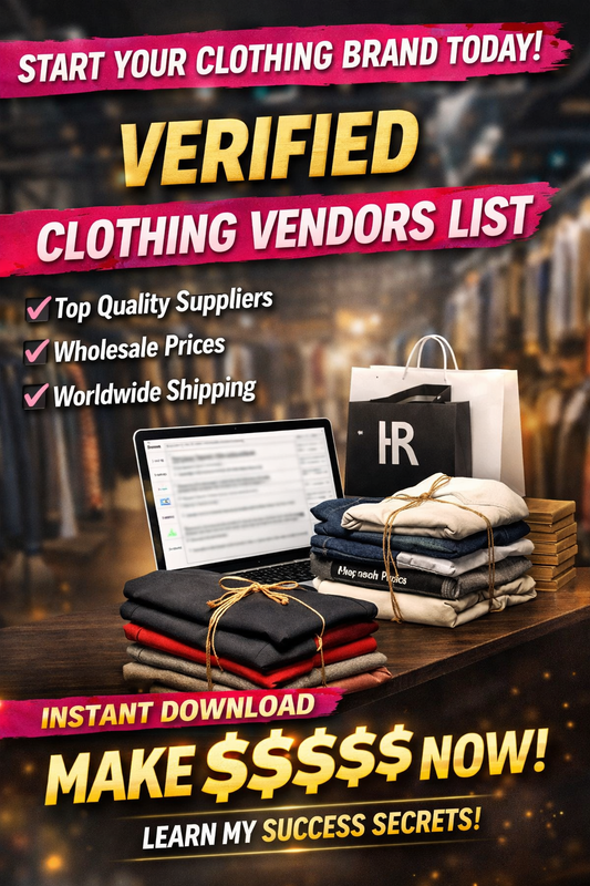 HoodRich Vendor List