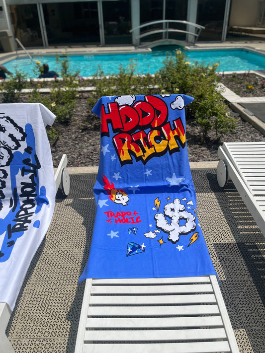 Blue Cloud9 Beach Towels