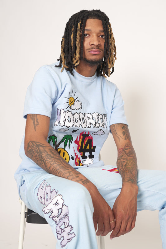 Sky Blue LA Shirt/Pants Sets