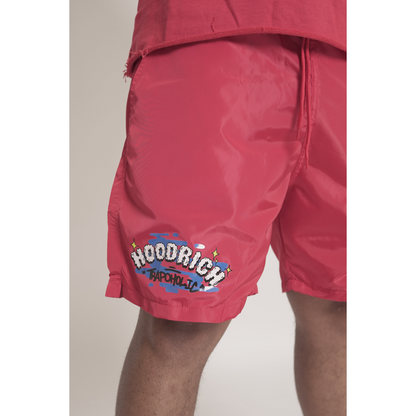 Red Lighting Bolt Shorts