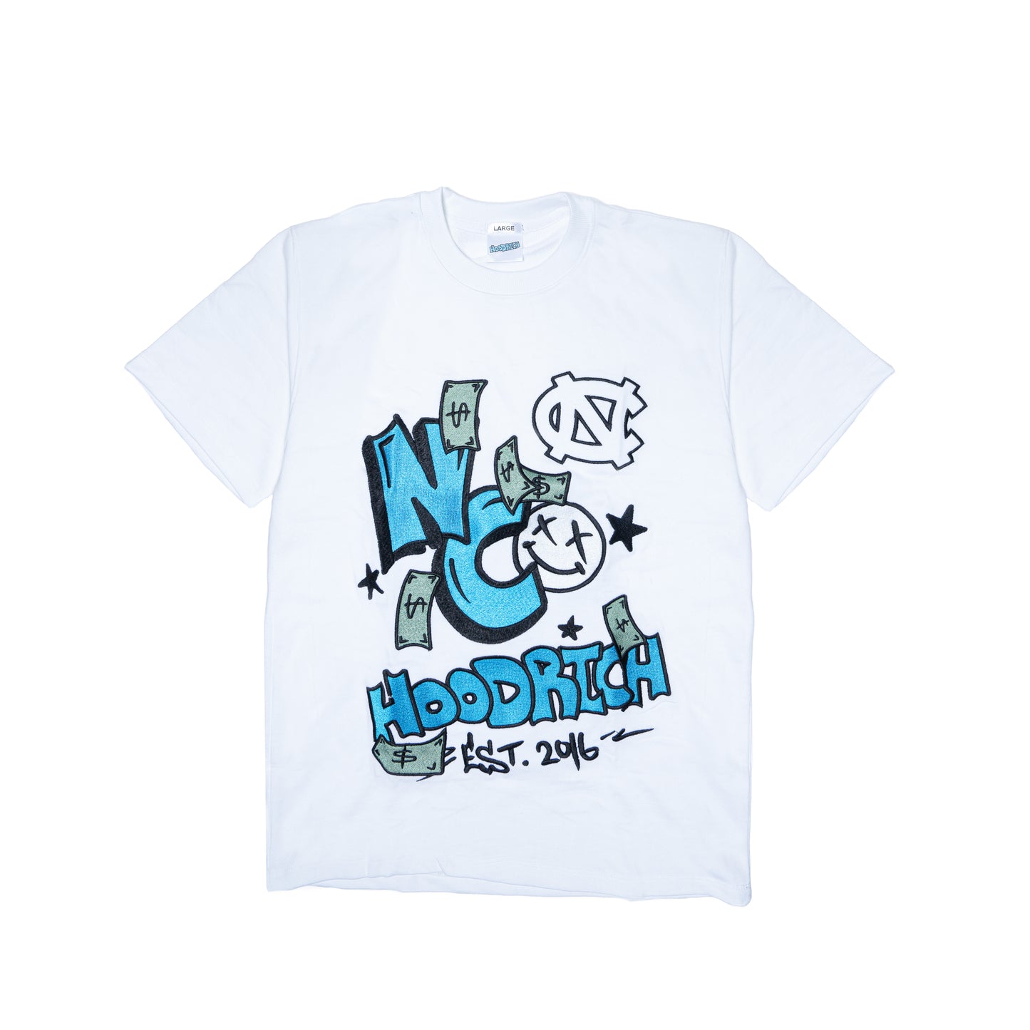 White NC HoodRich Short Set