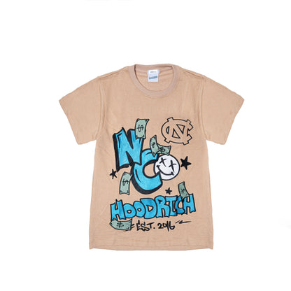 Tan NC HoodRich Short Set