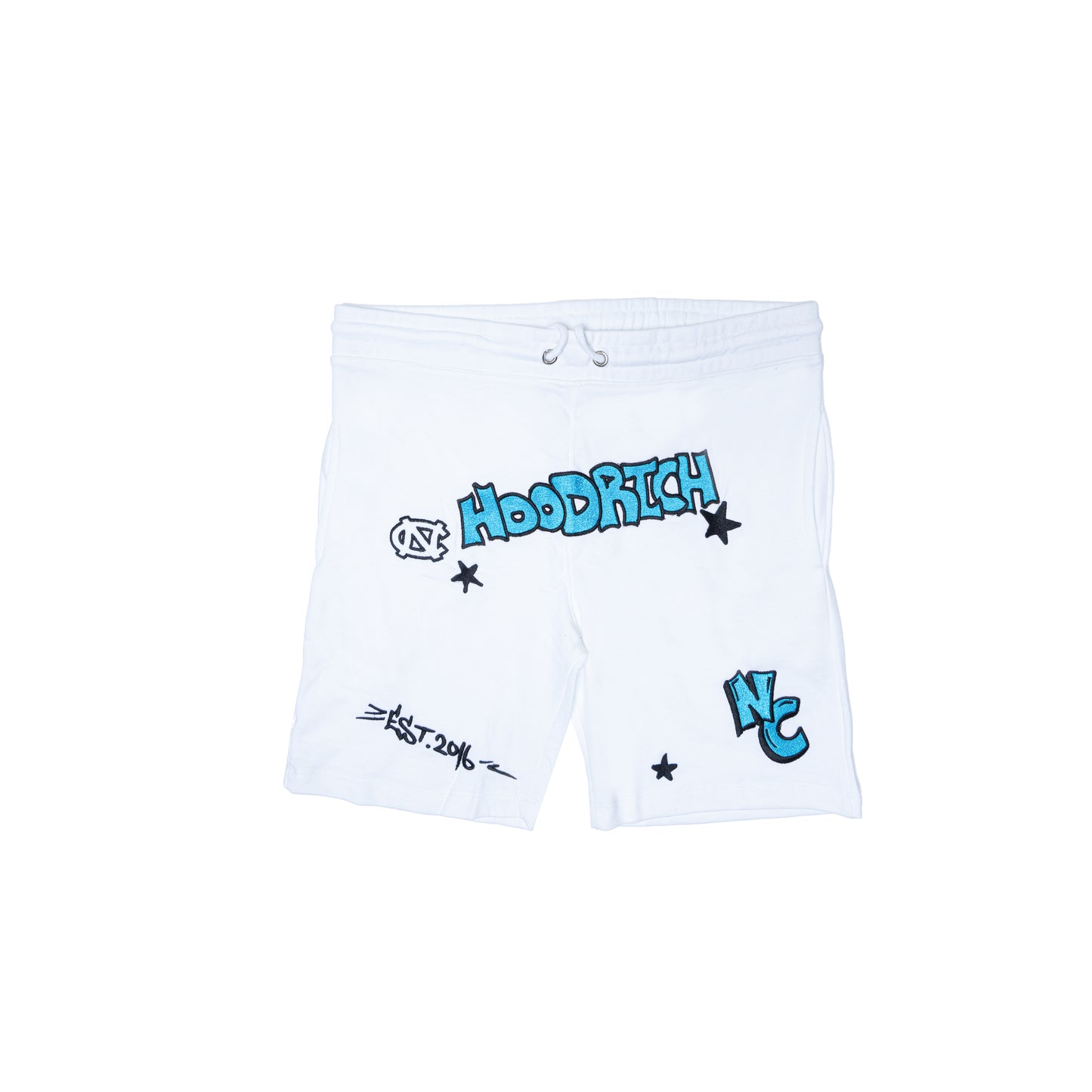 White NC HoodRich Short Set