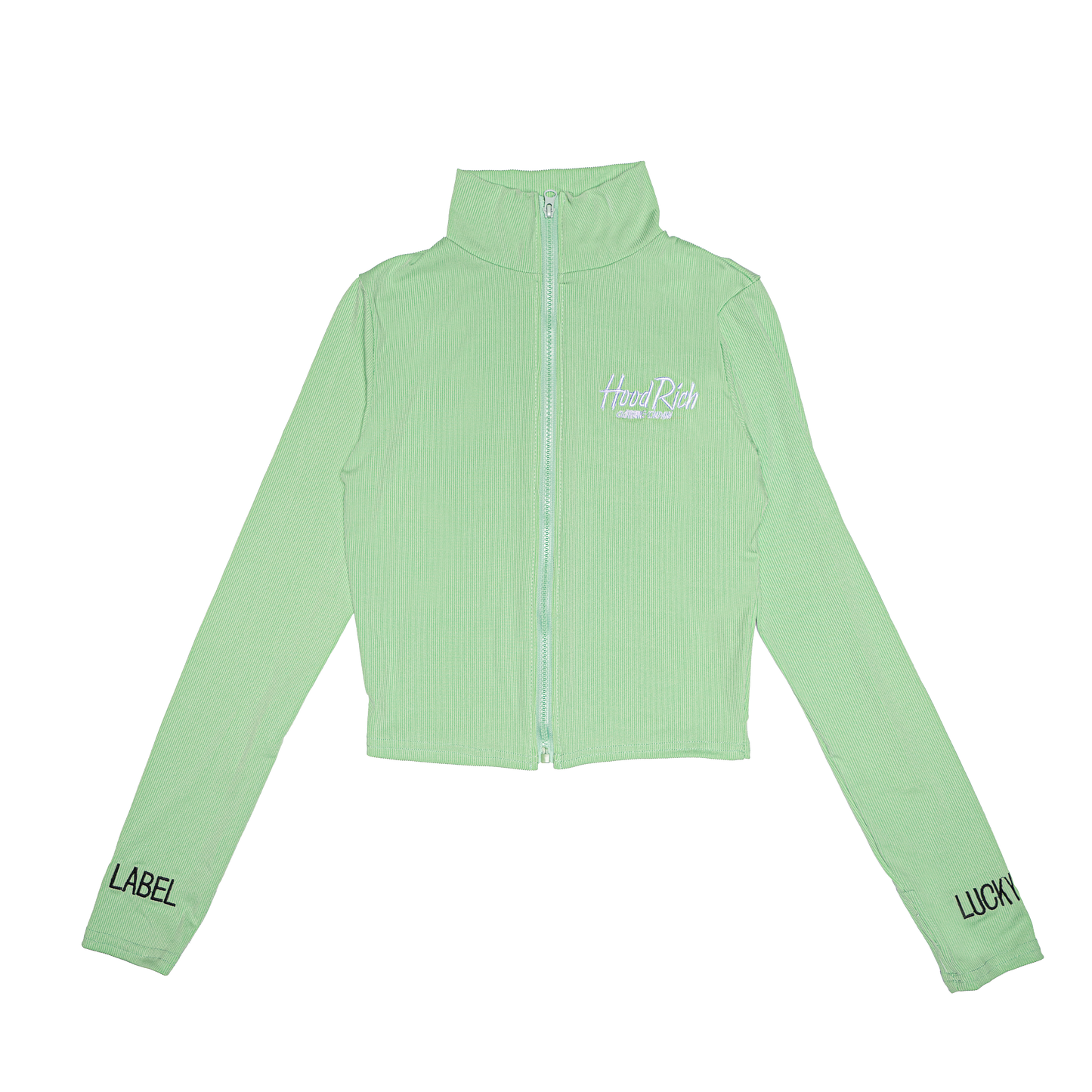 Green “Lucky” HoodRich Outfit