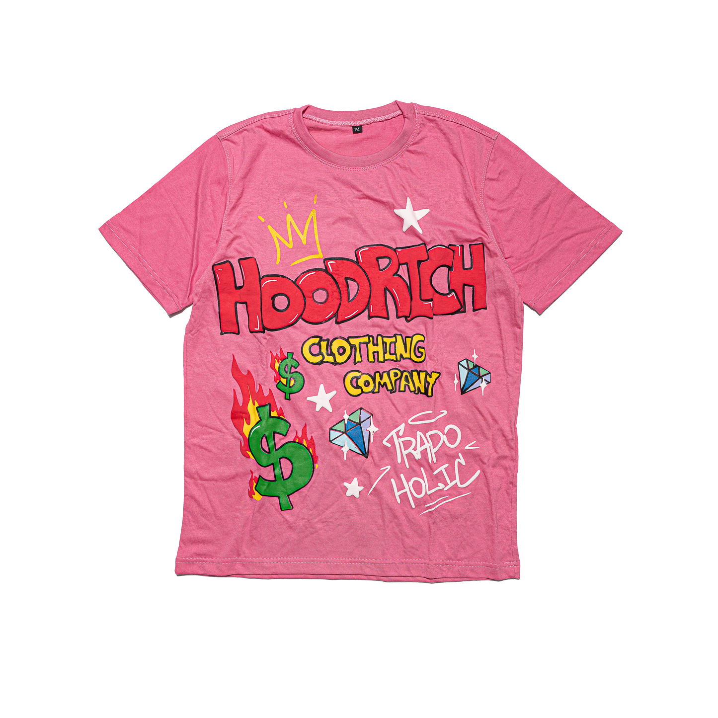 Pink Trapoholic Shirt & Shorts Set