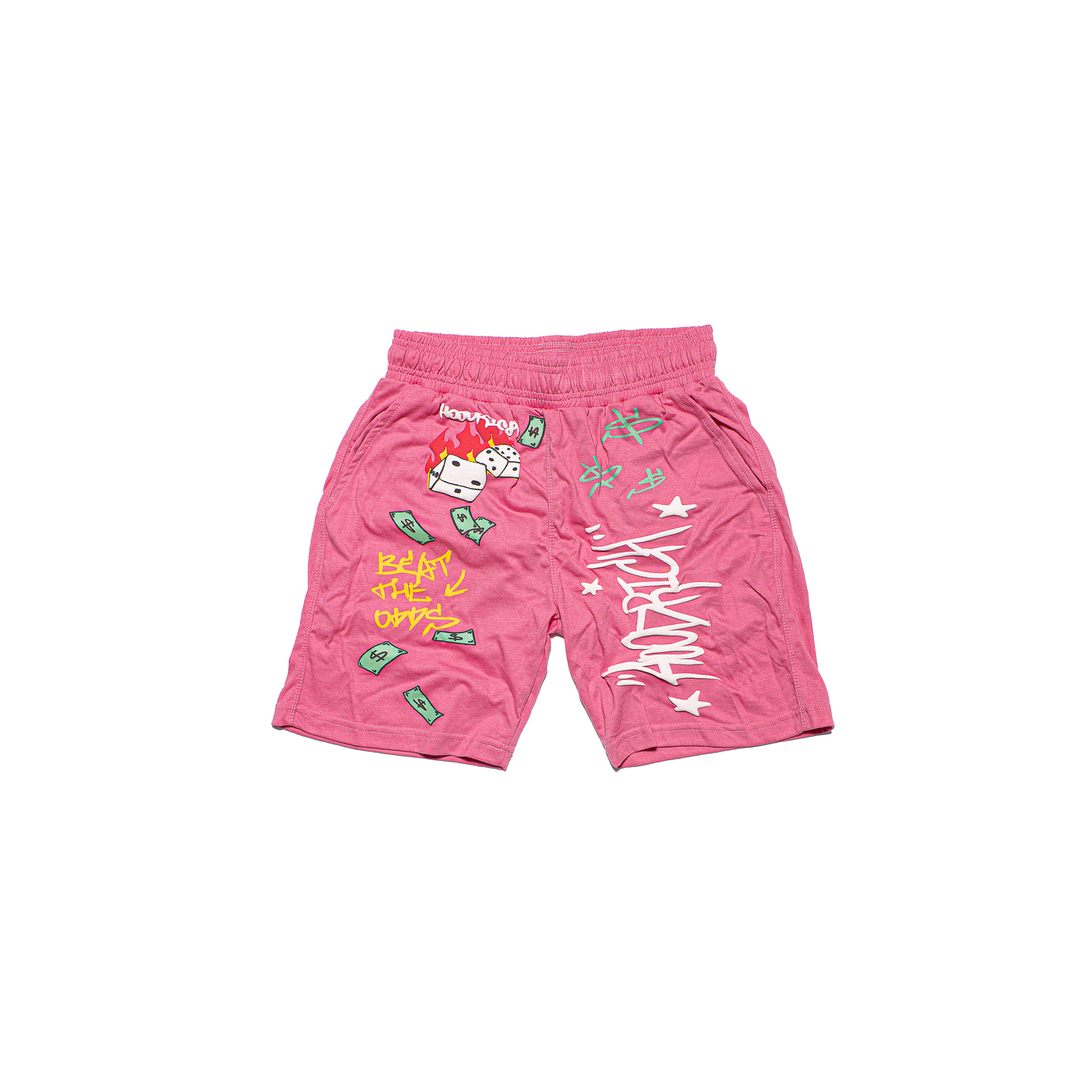 Pink Trapoholic Shirt & Shorts Set
