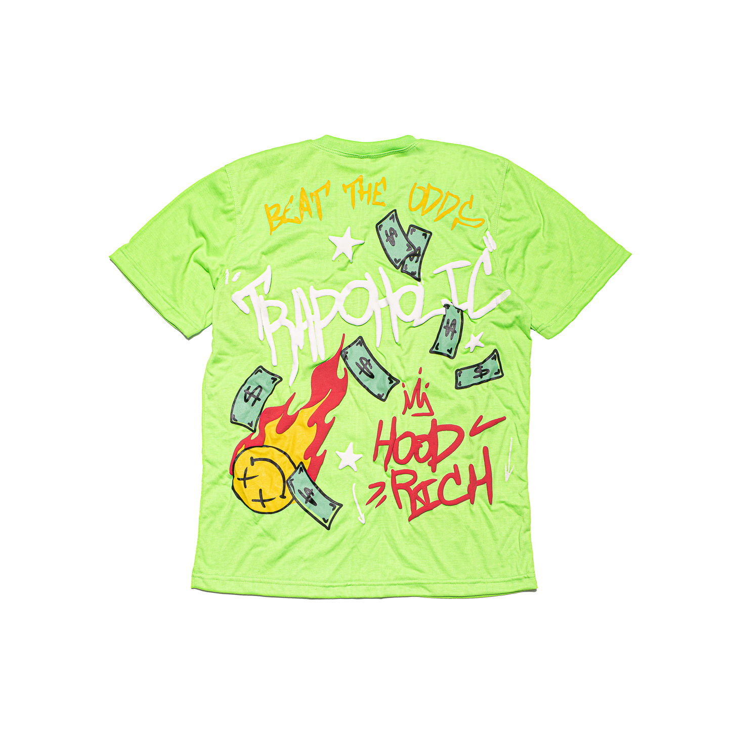 Green Trapoholic Shirt & Shorts Set