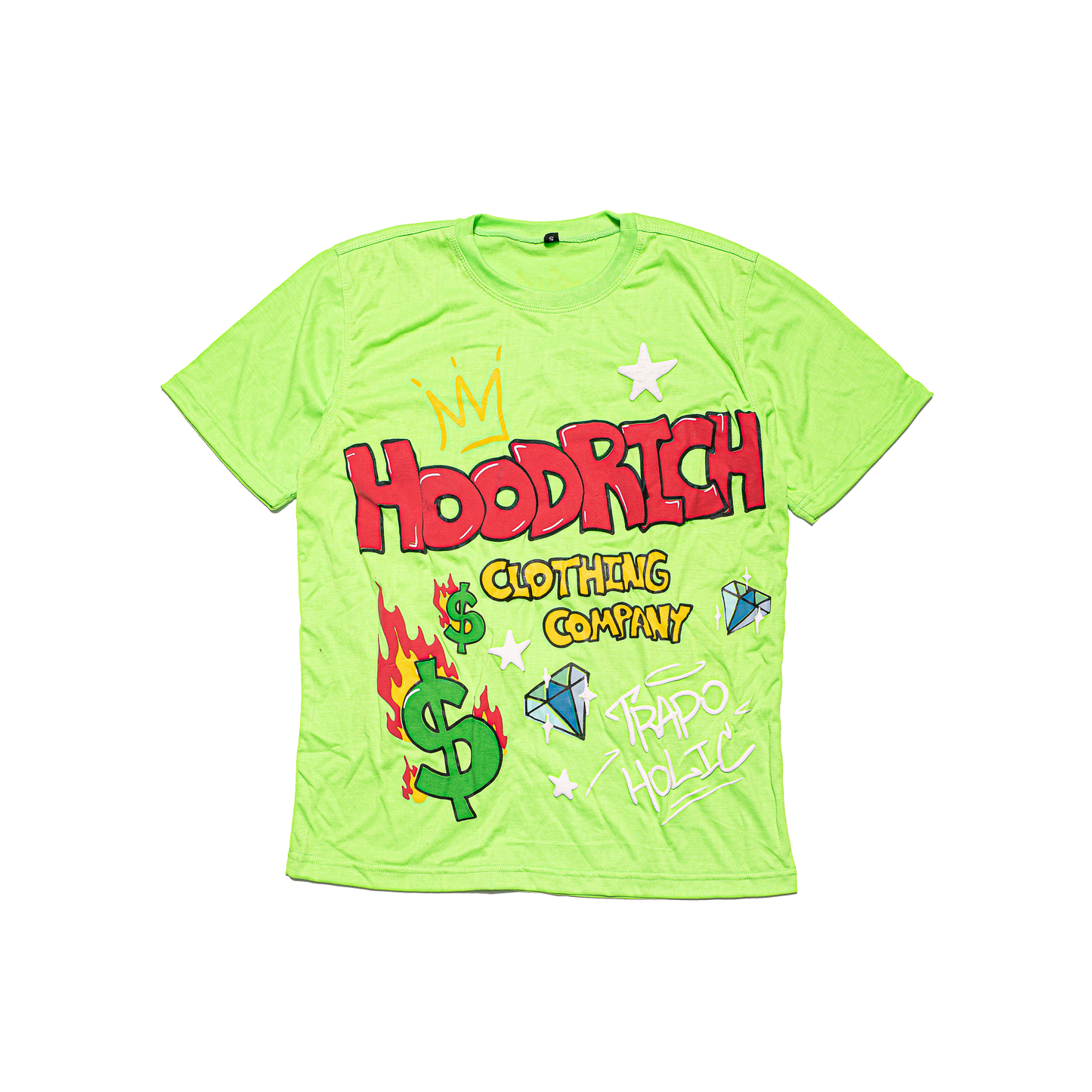 Green Trapoholic Shirt & Shorts Set