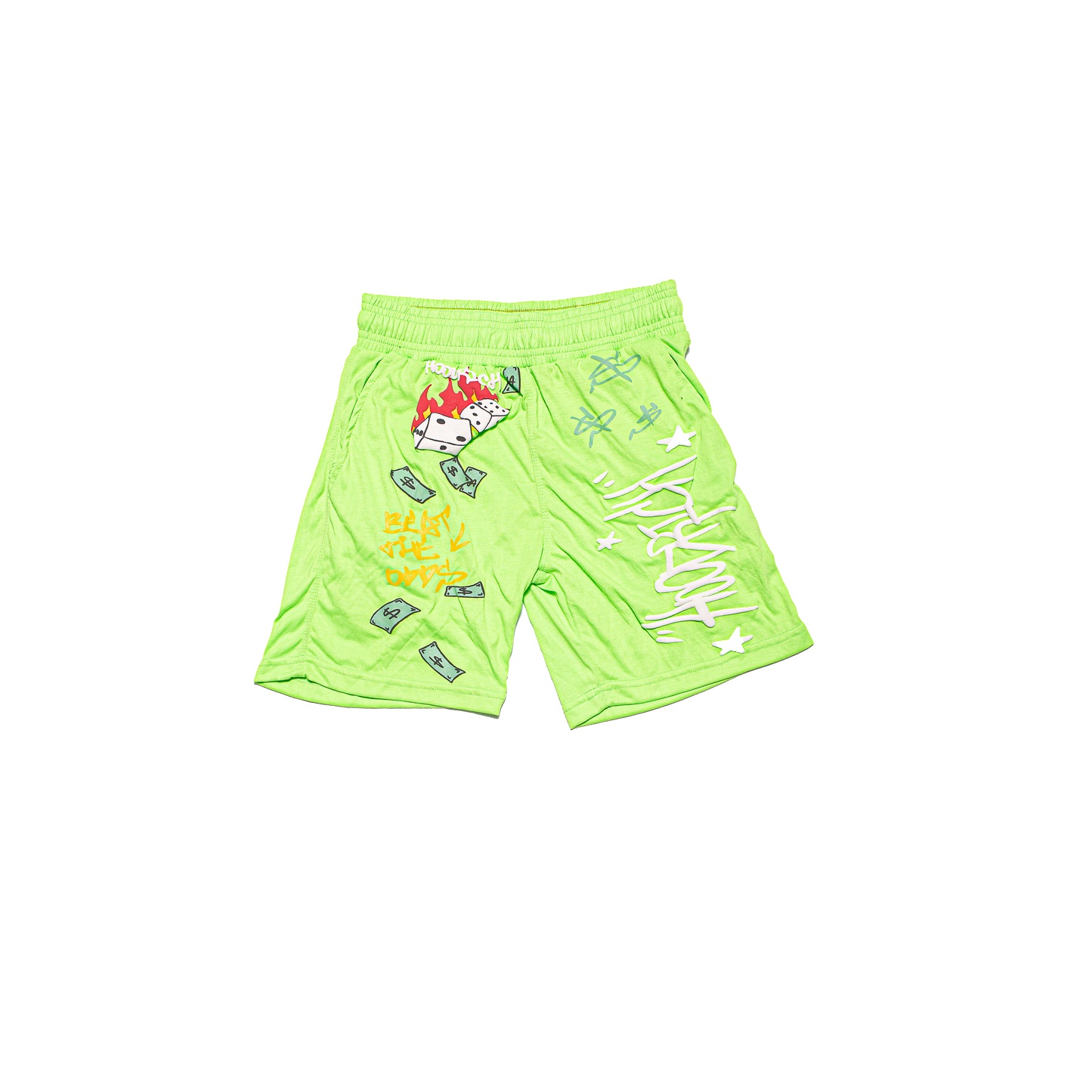 Green Trapoholic Shirt & Shorts Set