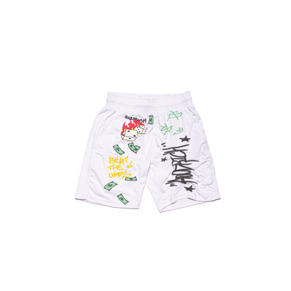 White Trapoholic Tshirt & Shorts Set