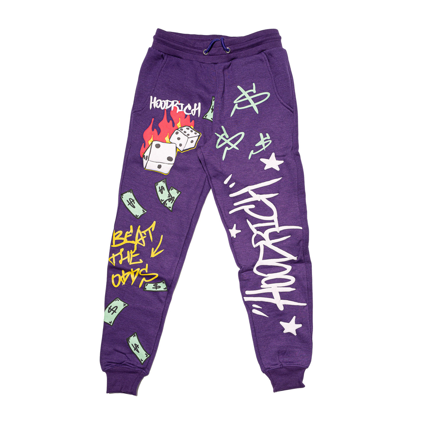 Purple Trapoholic Hoodie & Pants Set
