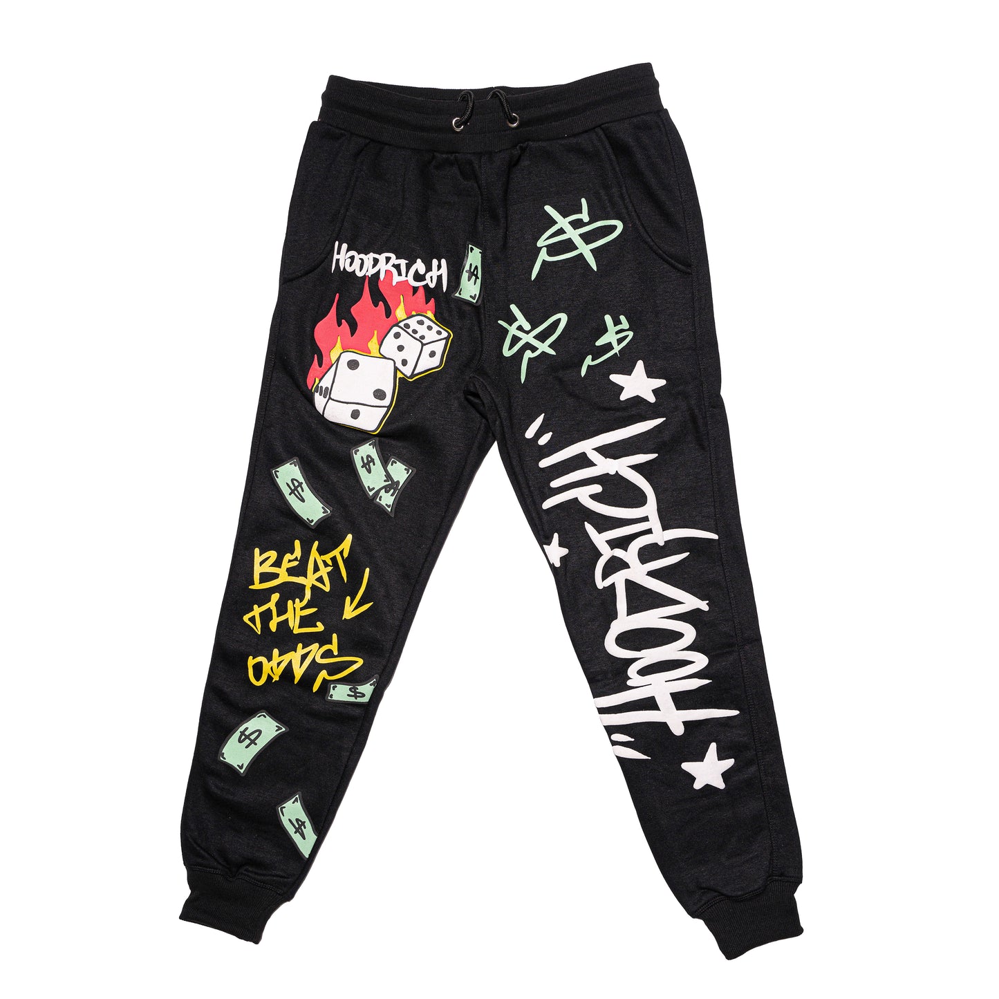 Black Trapoholic Hoodie & Pants Set