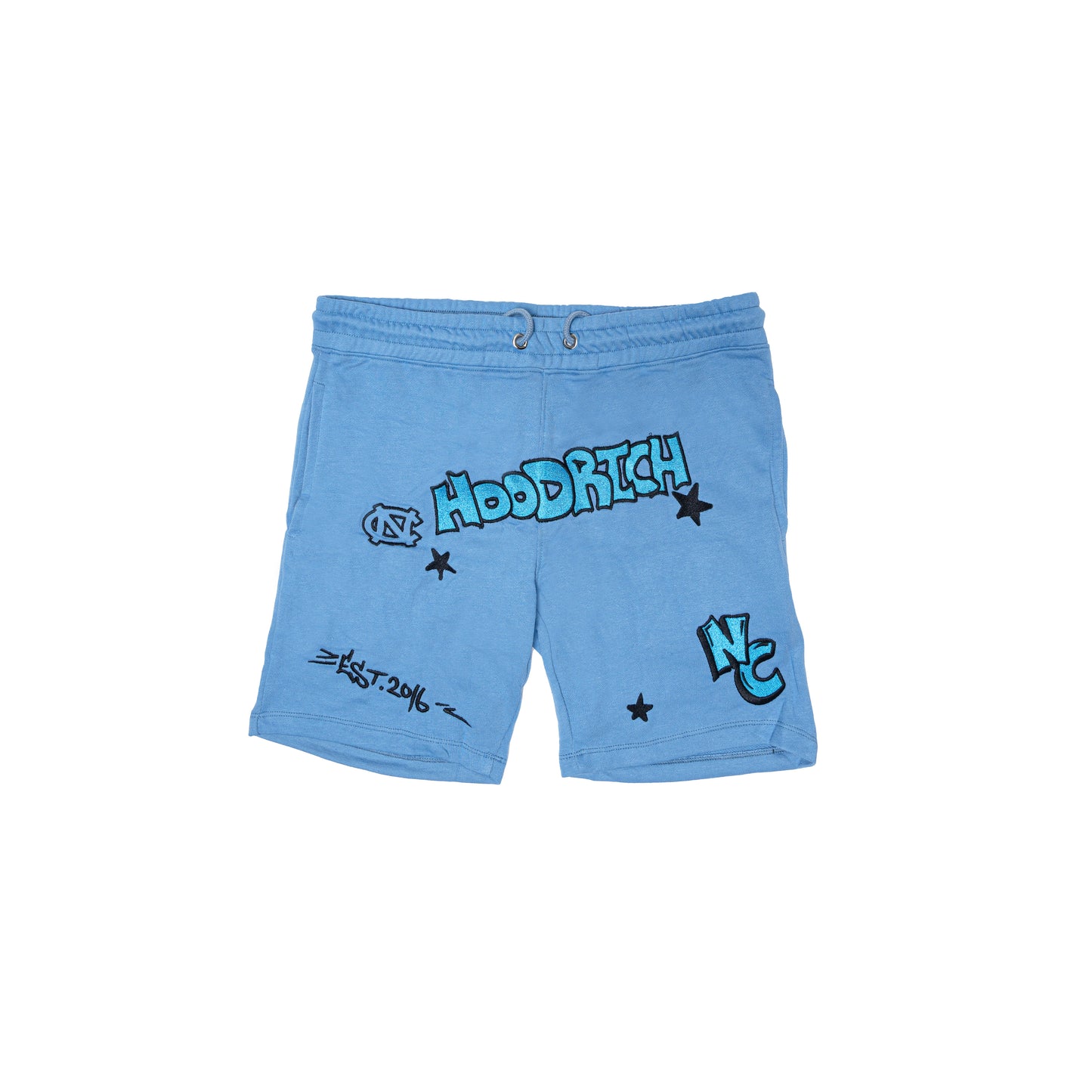 Sky Blue NC HoodRich Short Set