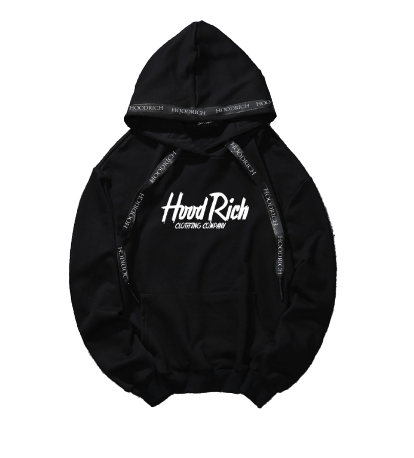 New Black And White HoodRich Hoodie
