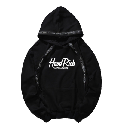 New Black And White HoodRich Hoodie