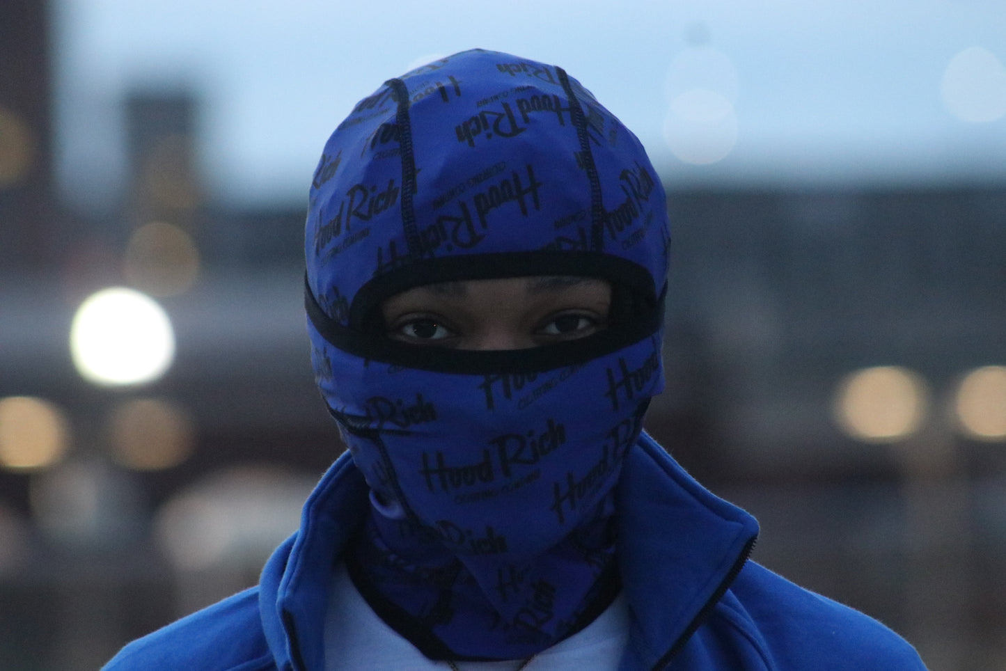 Blue HoodRich “Pooh Shiesty” Ski Mask