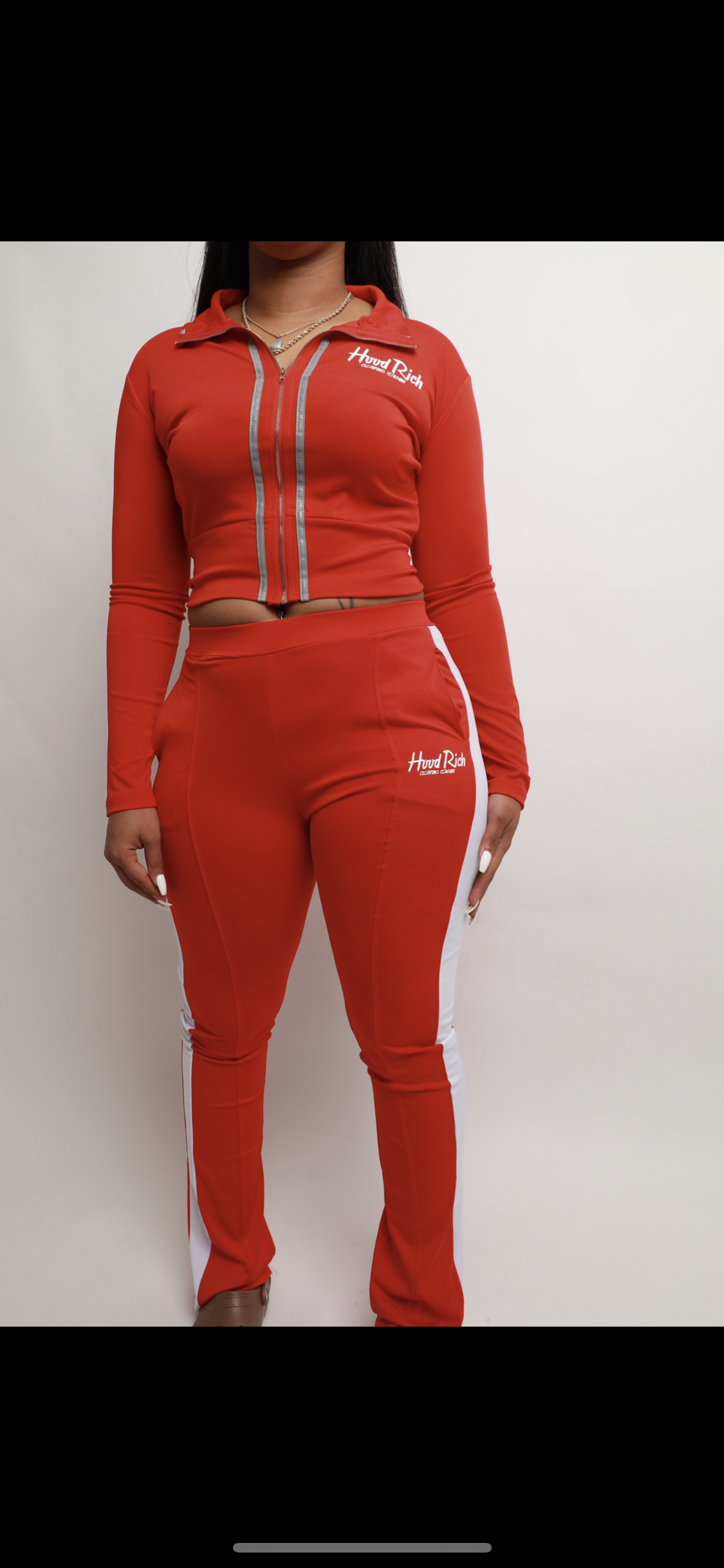 Red Stacked Leggings Sets
