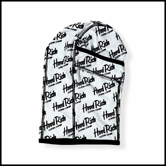 White HoodRich “ Pooh Shiesty” Ski Mask